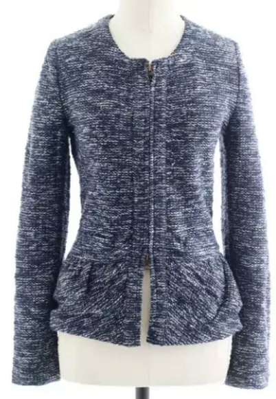 J.Crew zip up peplum jacket - Picture 2 of 6